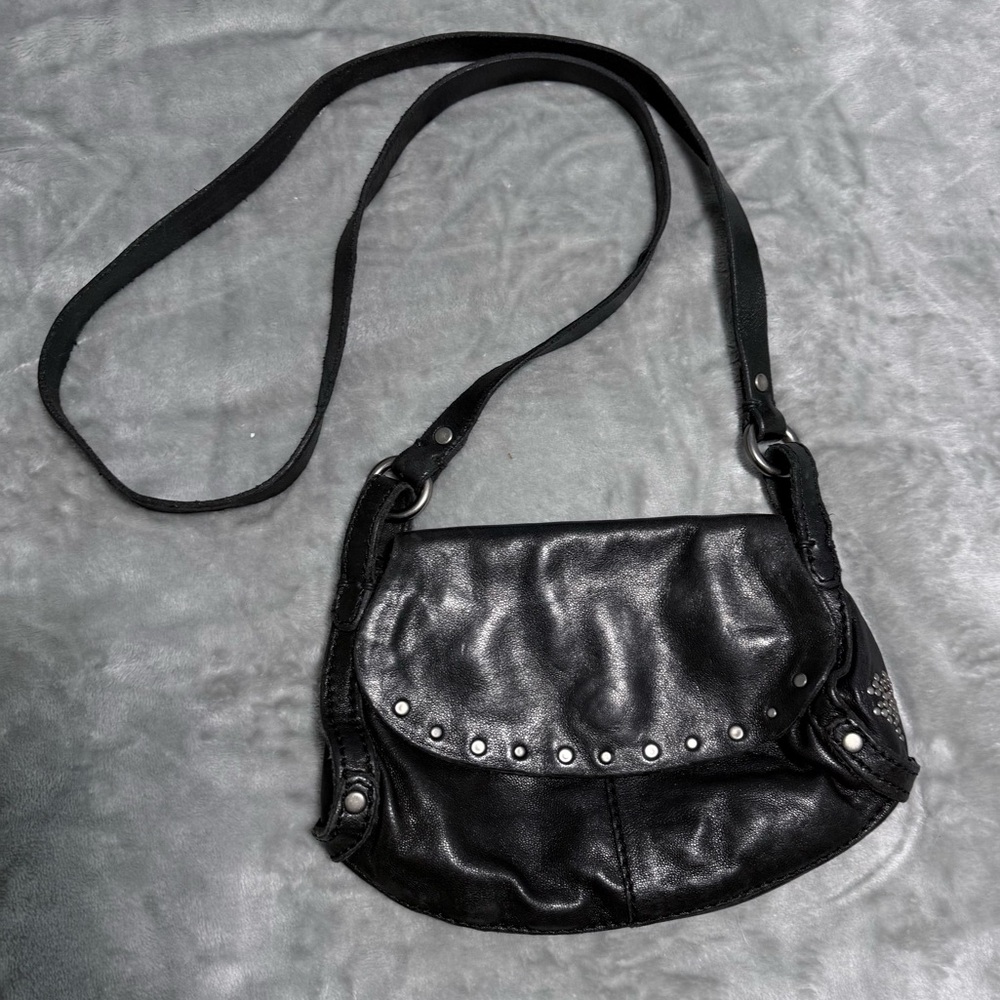 Lucky Brand Black Studded Purse Bag